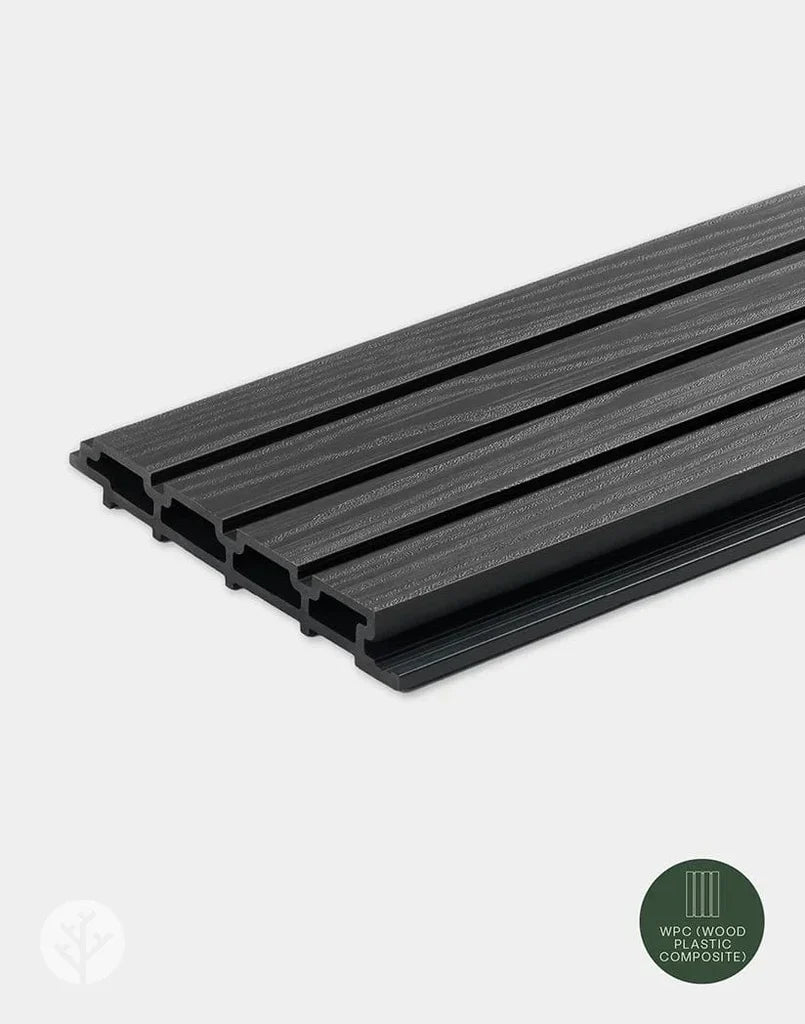 Plaank® Exterior Slat Wall Panels Black