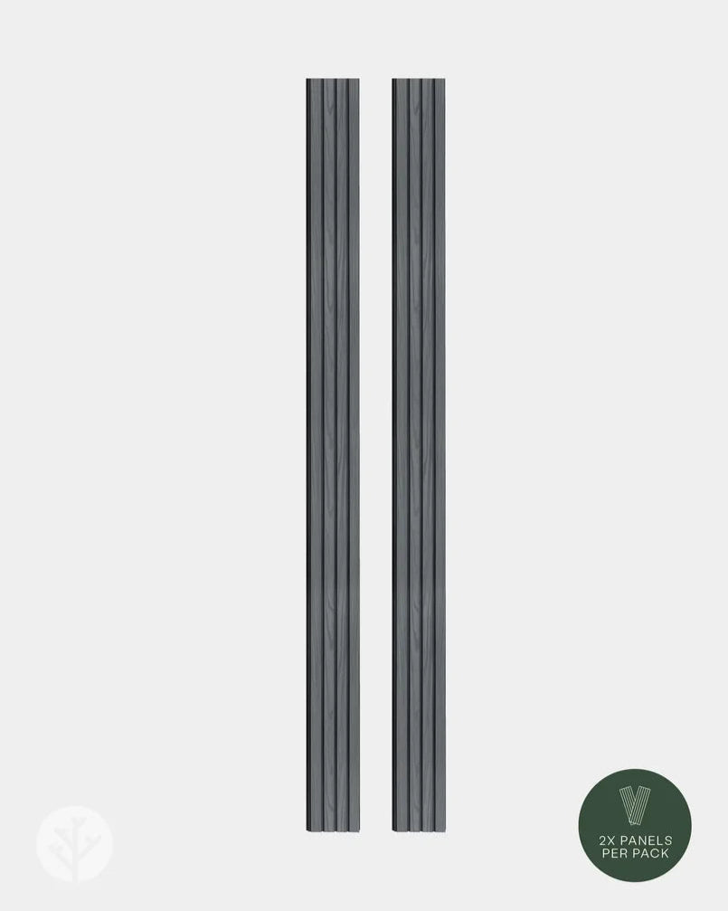 Plaank® Exterior Slat Wall Panels Grey