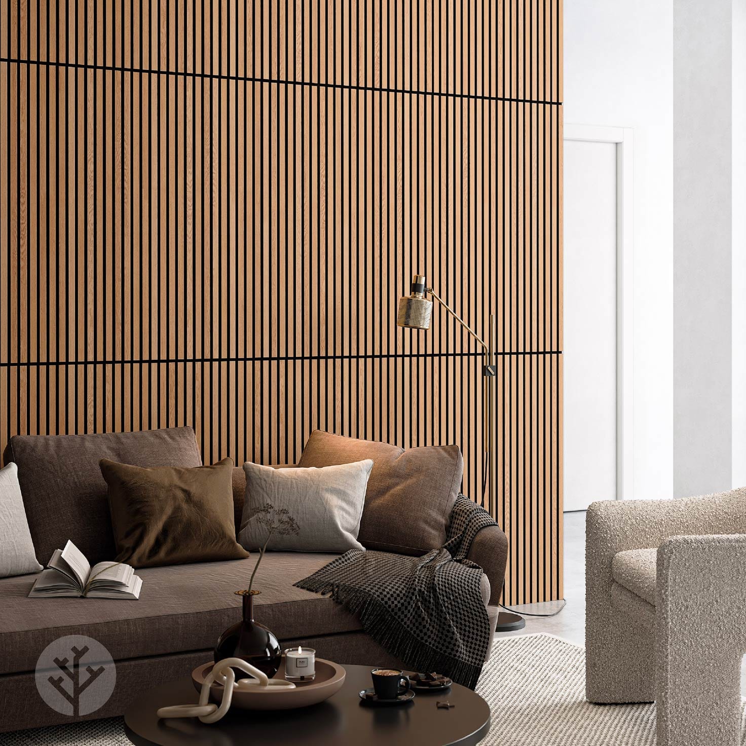 Acupanel® Natural Oak Acoustic Slat Wood Wall Panels