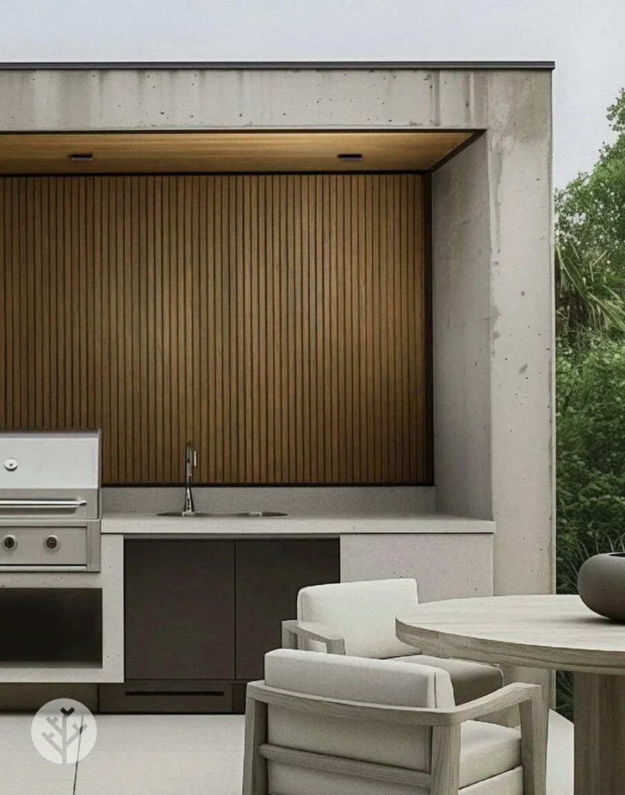 Plaank® Exterior Slat Wall Panels Oak