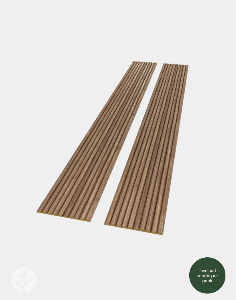 Flutto® Walnut Slat Flexible Tambour Wood Panels