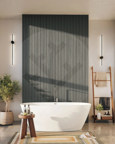 Plaank® Exterior Slat Wall Panels Grey