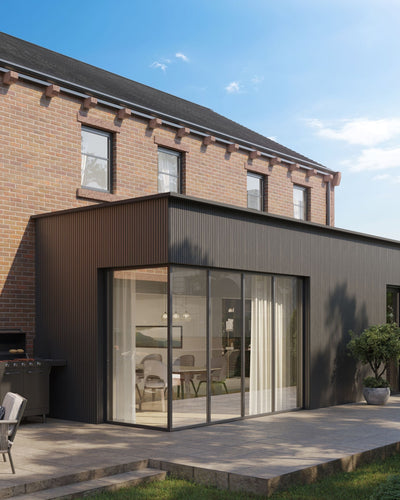 Plaank® Exterior Slat Wall Panels Black