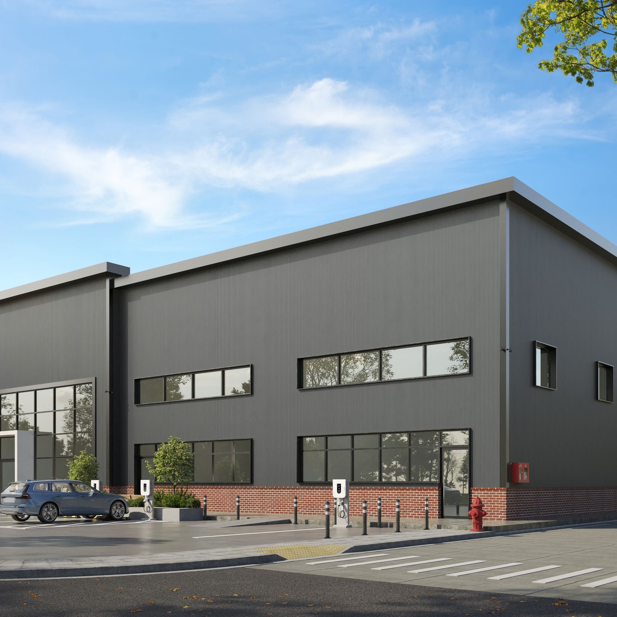Acupanel® | Grey | Exterior Composite Wood-Effect Slat Wall Panels