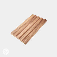 Flutto™ flexible panel sample box showcasing premium timber with natural grain and texture.