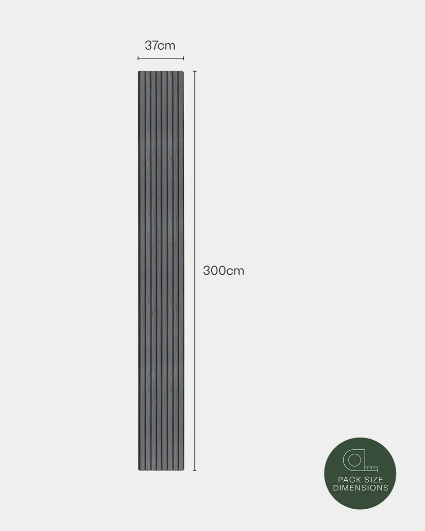 Plaank® Exterior Slat Wall Panels Grey
