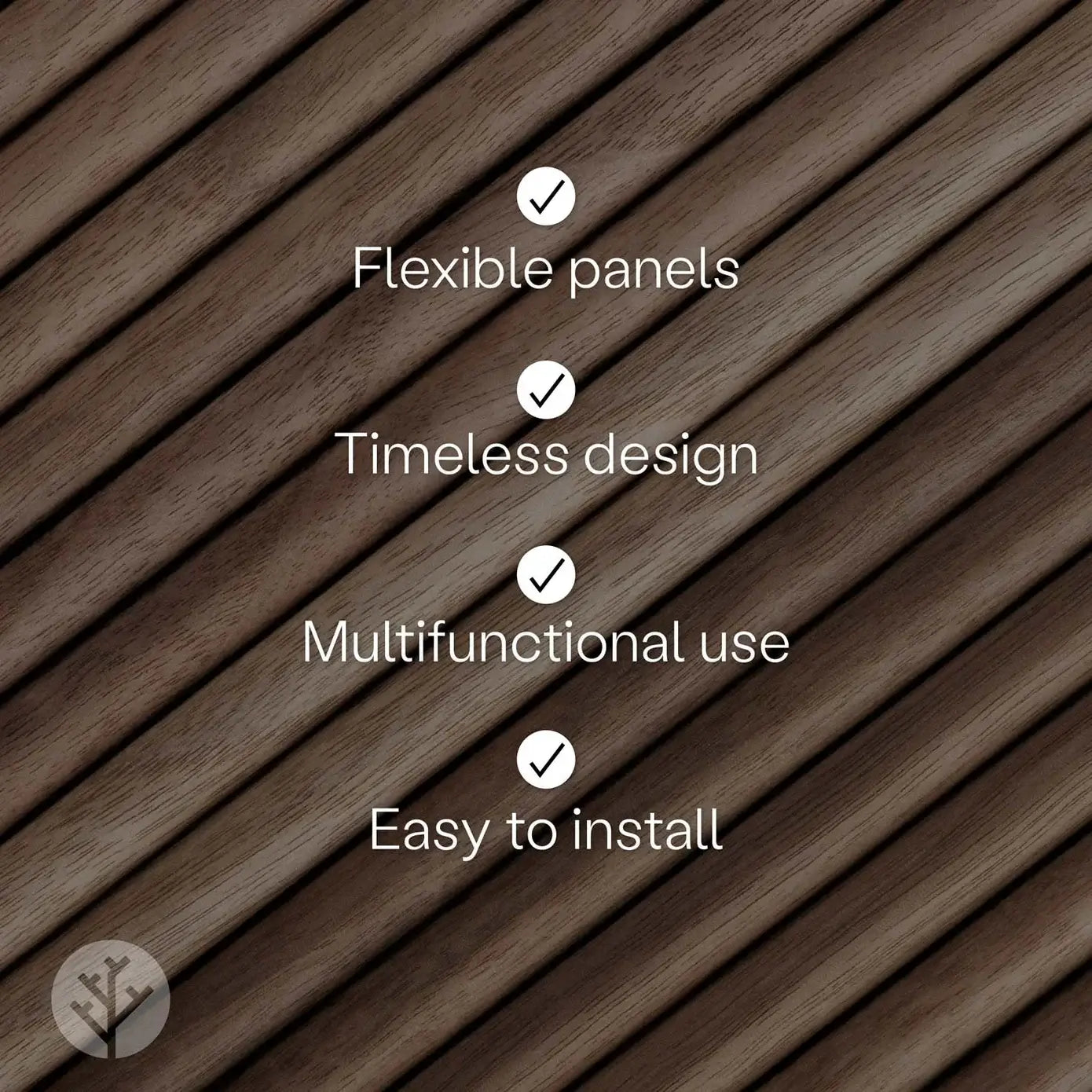 Flutto™ Walnut Mini-Ridge Flexible Tambour Wood Panels