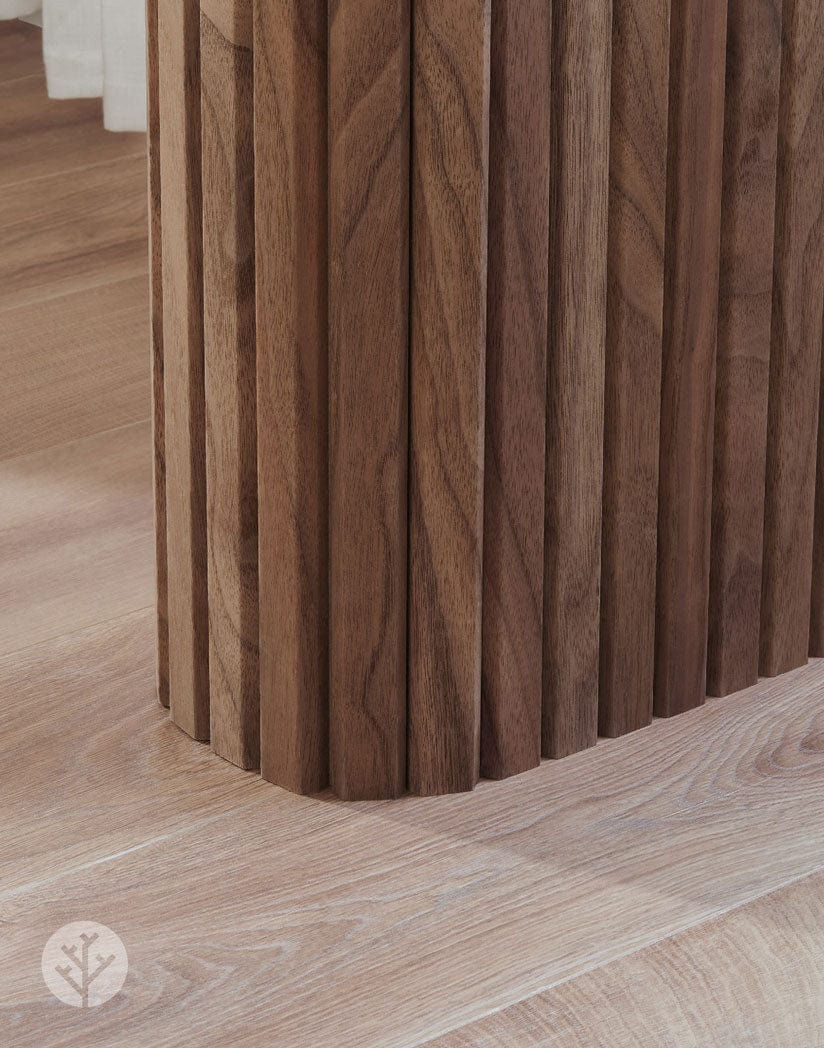 Flutto® Walnut Slat Flexible Tambour Wood Panels