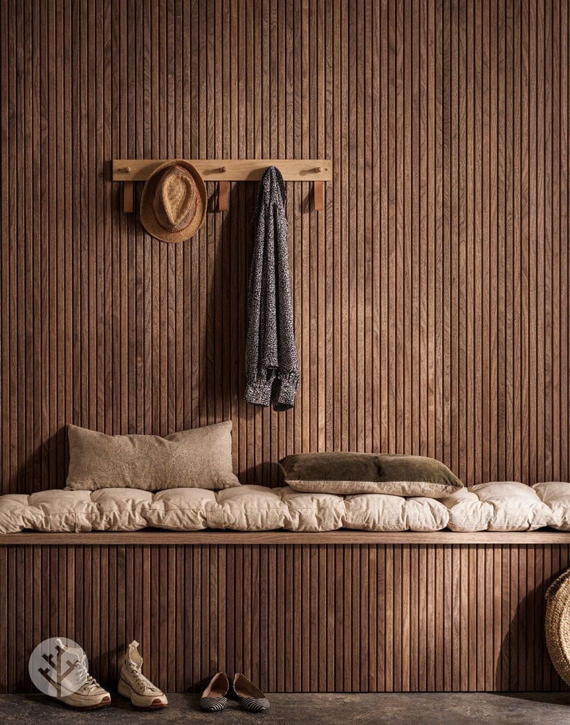 Flutto® Walnut Slat Flexible Tambour Wood Panels