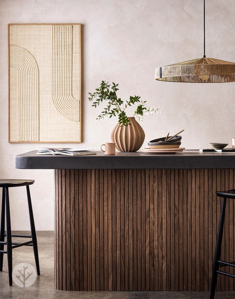 Flutto® Walnut Slat Flexible Tambour Wood Panels