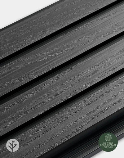 Plaank® Exterior Slat Wall Panels Black