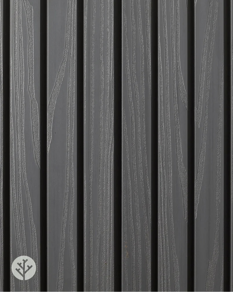 Plaank® Exterior Slat Wall Panels Grey