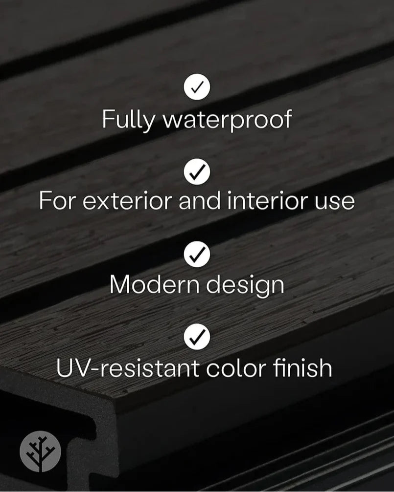 Plaank® Exterior Slat Wall Panels Walnut