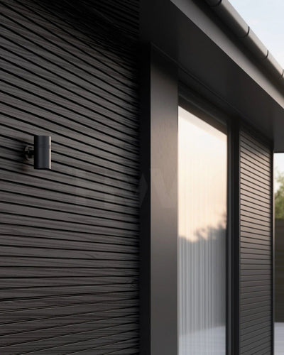 Plaank® Exterior Slat Wall Panels Black