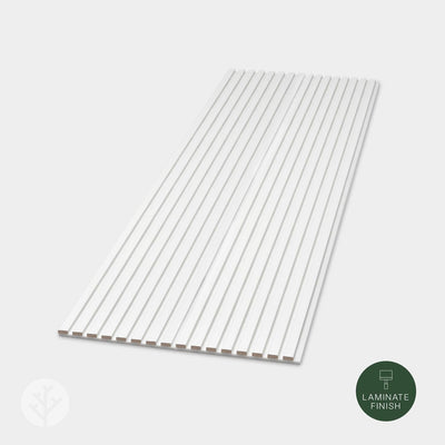 WVH® Acoustic Slat Colour Wall Panels 240cm x 64cm Snow White Colour Acoustic Slat Wall Panels