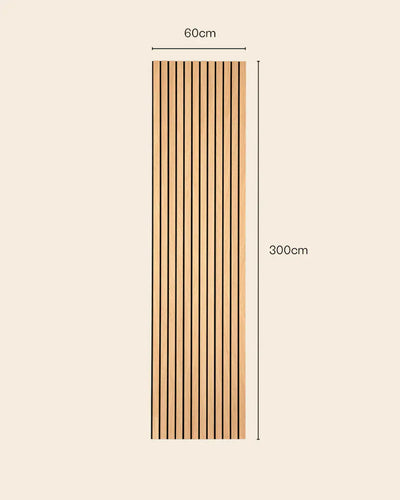 WVH® Australia Acoustic Slat Wood Wall Panels Signature Oiled Acupanel Luxe Oak Wide Slat Panels