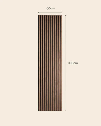 WVH® Australia Acoustic Slat Wood Wall Panels Signature Oiled Acupanel Luxe Walnut Wide Slat Panels