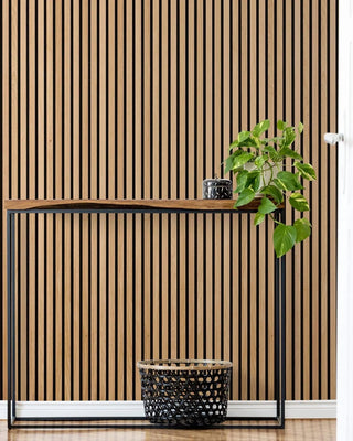 WVH® Acoustic Slat Wall Panels Natural Oak Acoustic Slat Wood Wall Panels