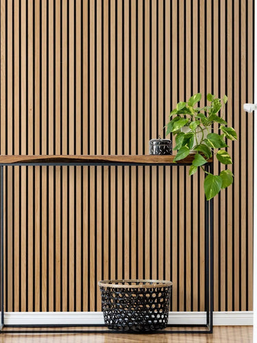 WVH® Acoustic Slat Wall Panels Natural Oak Acoustic Slat Wood Wall Panels